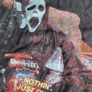 Scream-Chillin-Killin-Tapestry-Hoodie-Handmade-1